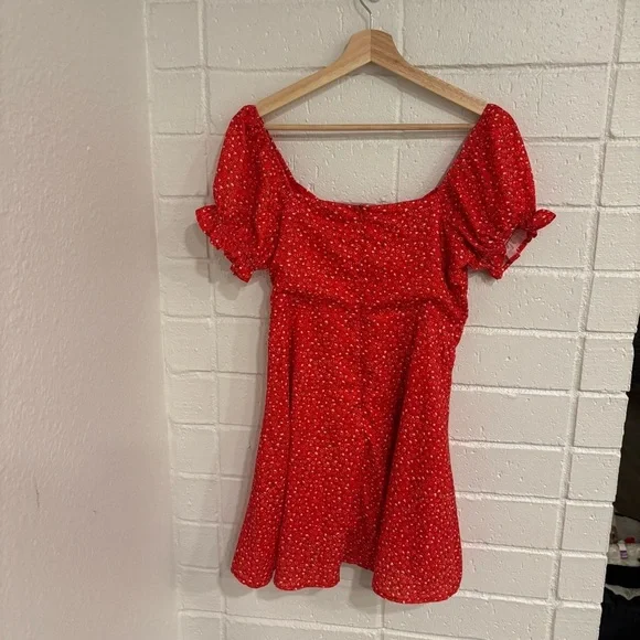 Princess Polly Baily Mini Dress Red - Picture 5 of 6